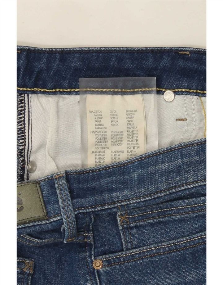 Lee Womens Denim Hot Pants W31 Medium Blue Cotton