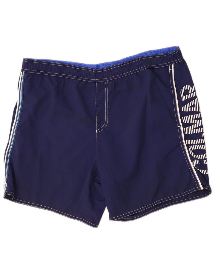COLMAR Mens Graphic Swimming Shorts EU 50 Large  Navy Blue Polyamide