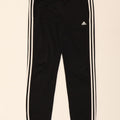 ADIDAS Boys Tracksuit Trousers Joggers 13-14 Years Black Polyester Vintage Adidas and Second-Hand Adidas from Messina Hembry 