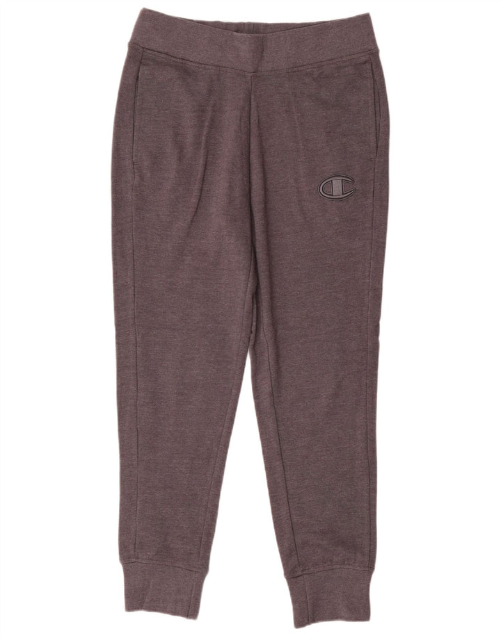 Champion Mens Tracksuit Trousers Joggers Small Grey Cotton