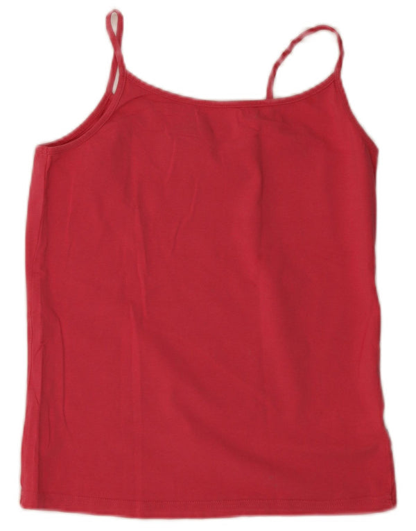 Kappa Womens Crop Cami Top UK 18 XL Red Cotton