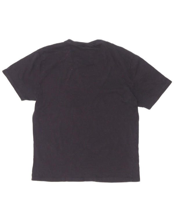 Champion Womens T-Shirt Top UK 16 Large Navy Blue