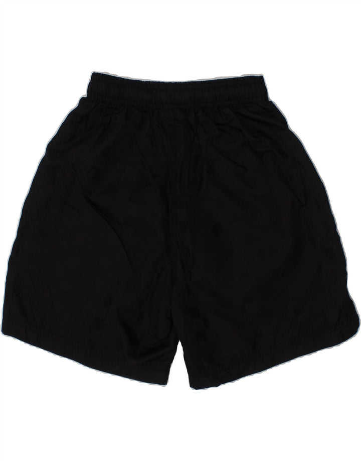 UMBRO Boys Graphic Sport Shorts 7-8 Years Small Black Nylon Vintage Umbro and Second-Hand Umbro from Messina Hembry 