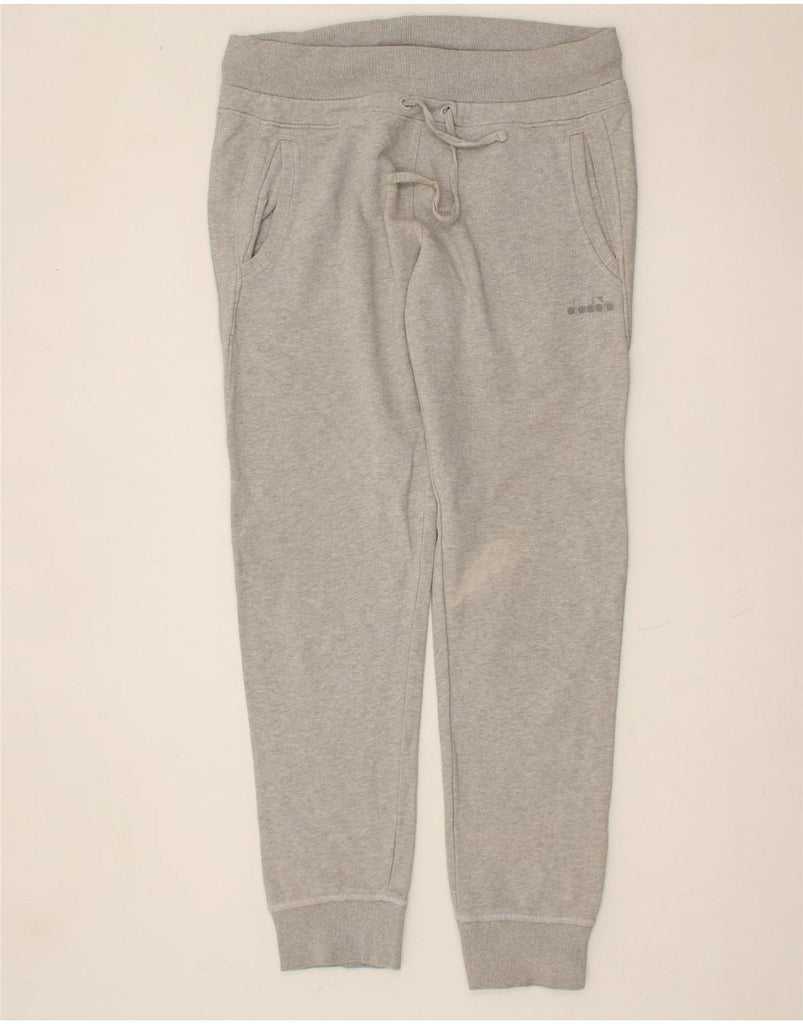 DIADORA Mens Tracksuit Trousers Joggers Large Grey Cotton Vintage Diadora and Second-Hand Diadora from Messina Hembry 