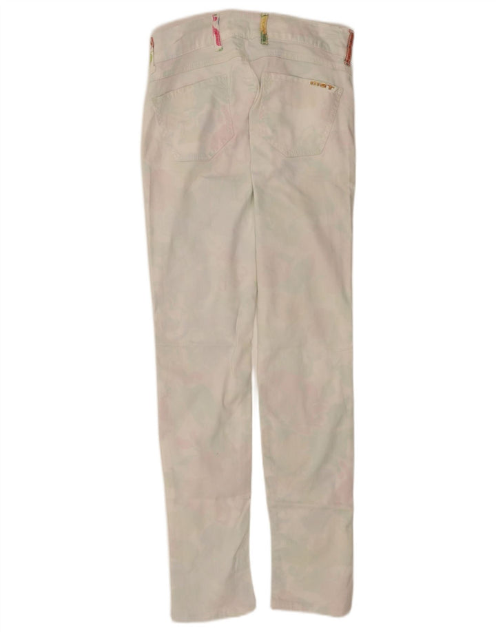 MET Womens Slim Jeans W30 L32 White Cotton