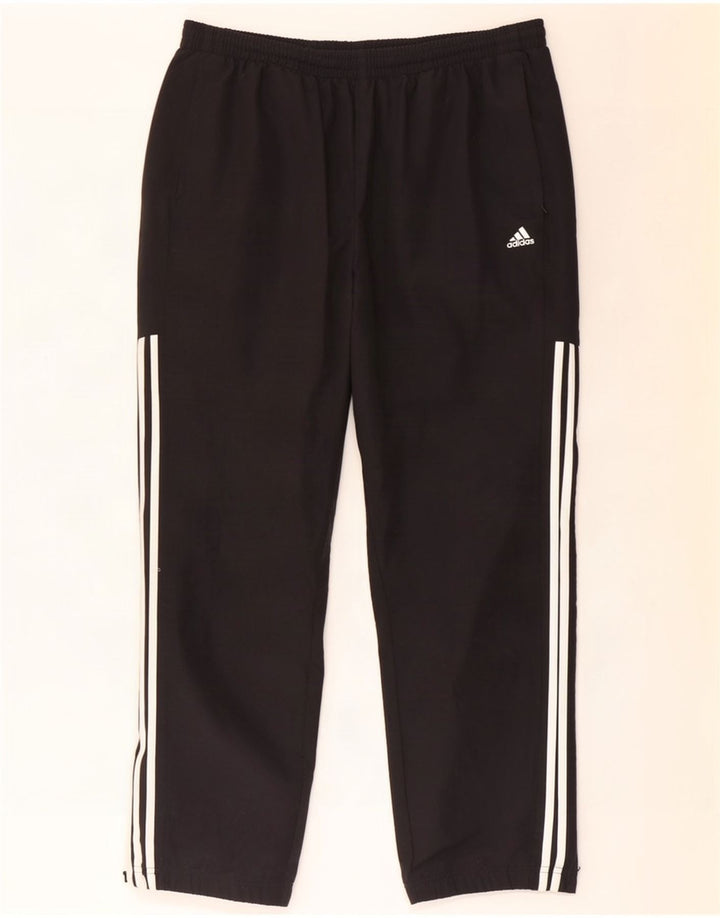 Adidas Mens Tracksuit Trousers 2XL Black Polyester