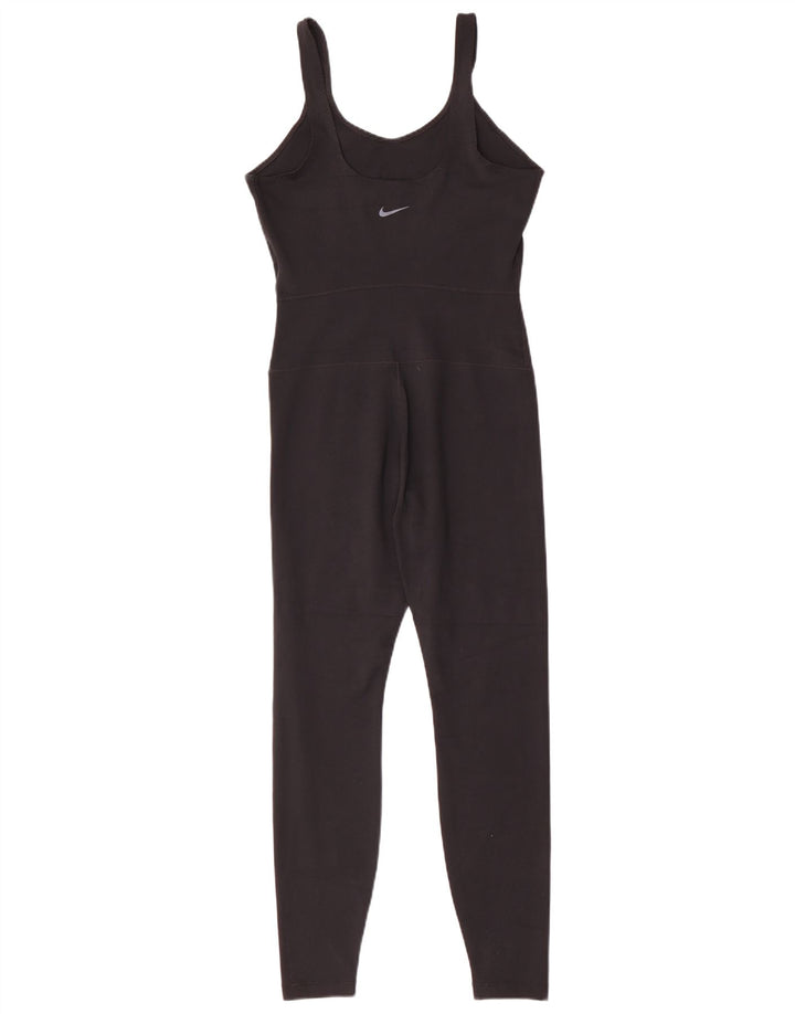 Nike Womens Dri Fit Sleeveless Jumpsuit UK 8 Small  Black Polyester
