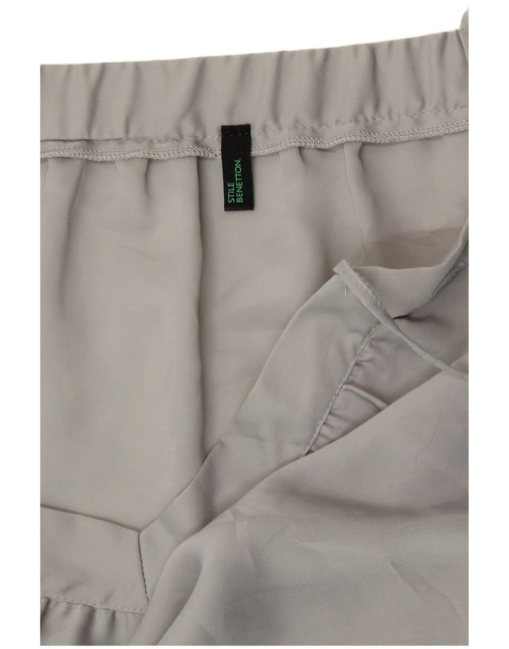 Benetton Womens Cami Top UK 8 Small Grey