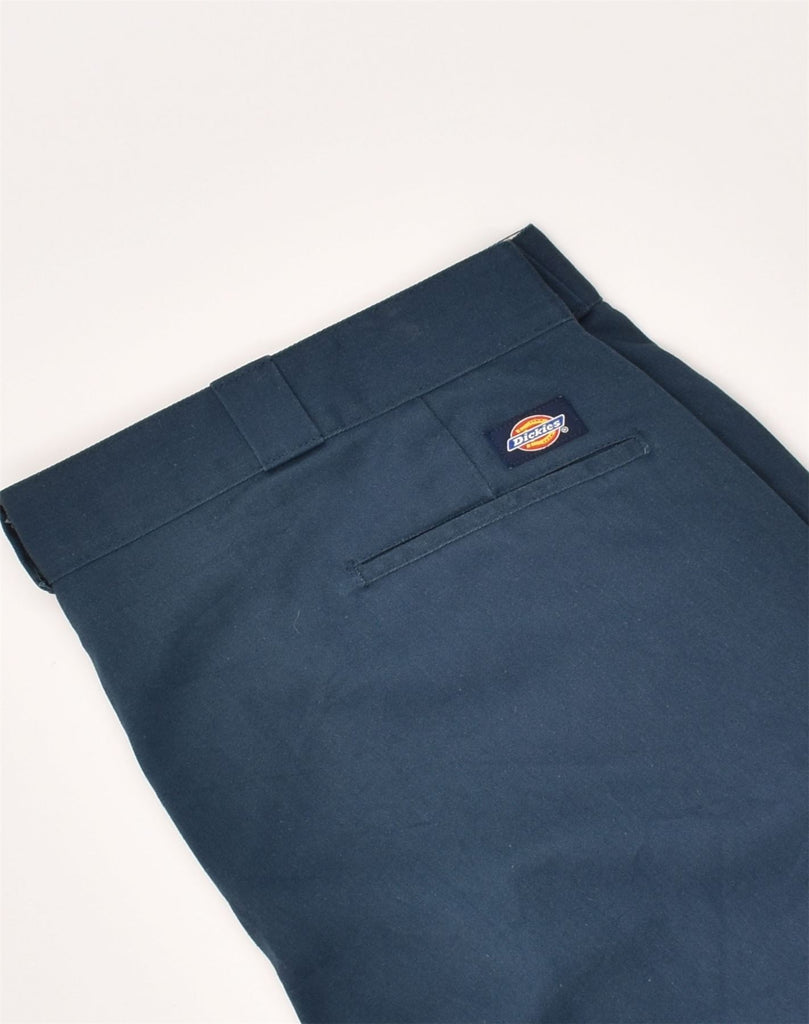 DICKIES Mens Tapered Chino Trousers W44 L32 Navy Blue Polyester | Vintage Dickies | Thrift | Second-Hand Dickies | Used Clothing | Messina Hembry 