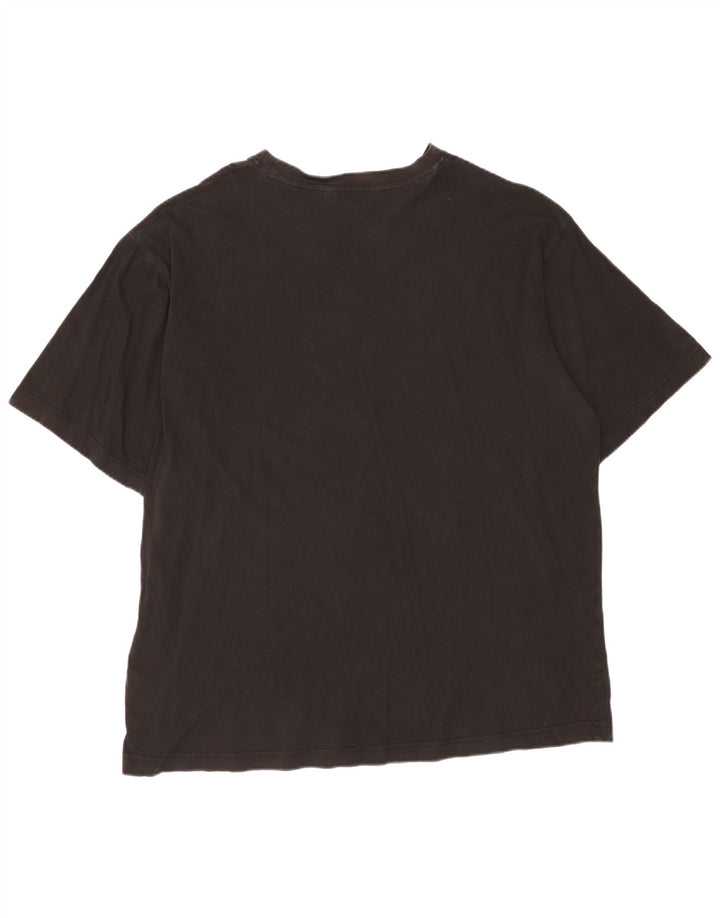 Kappa Mens T-Shirt Top 4XL Black Cotton