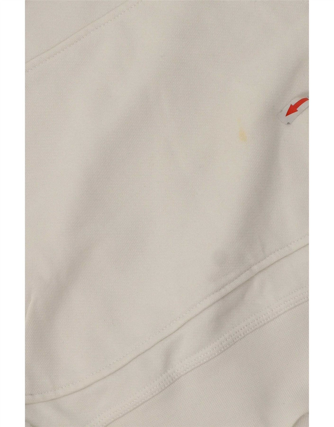 Johnny Lambs Mens Hoodie Jumper Medium White Cotton