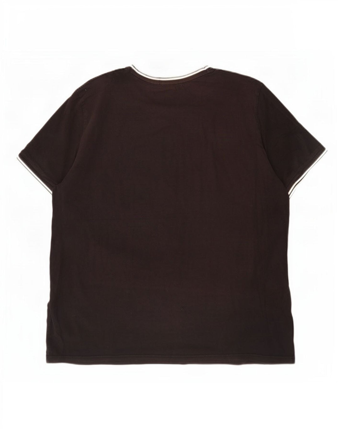 Fred Perry Mens T-Shirt Top 2XL Black Cotton
