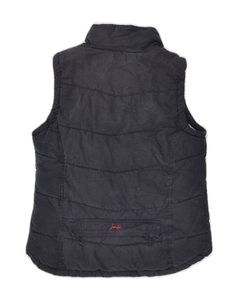 JOULES Womens Padded Gilet UK 10 Small Navy Blue Cotton | Vintage Joules | Thrift | Second-Hand Joules | Used Clothing | Messina Hembry 