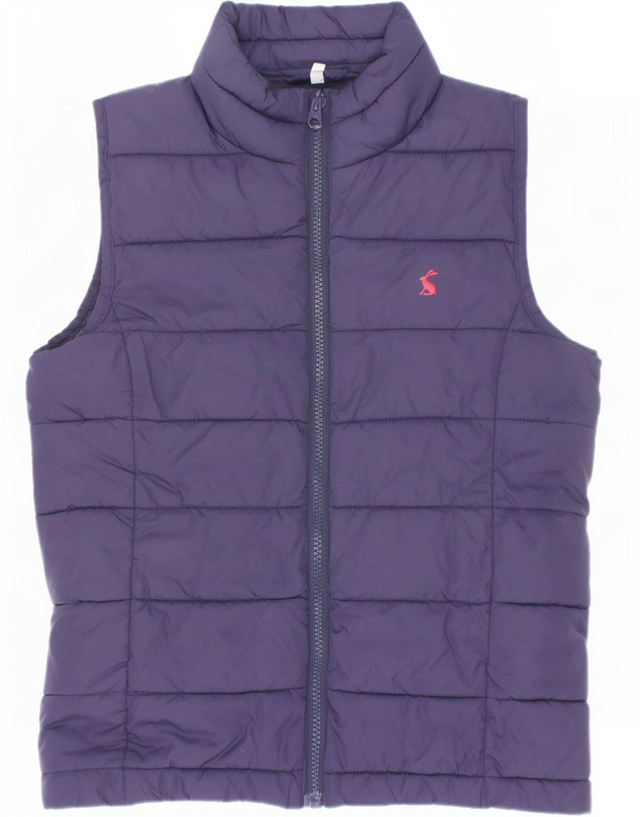 Joules Boys Padded Gilet 7-8 Years Navy Blue Polyamide