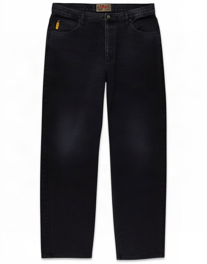 Armani Mens Straight Jeans W38 L30 Navy Blue Cotton