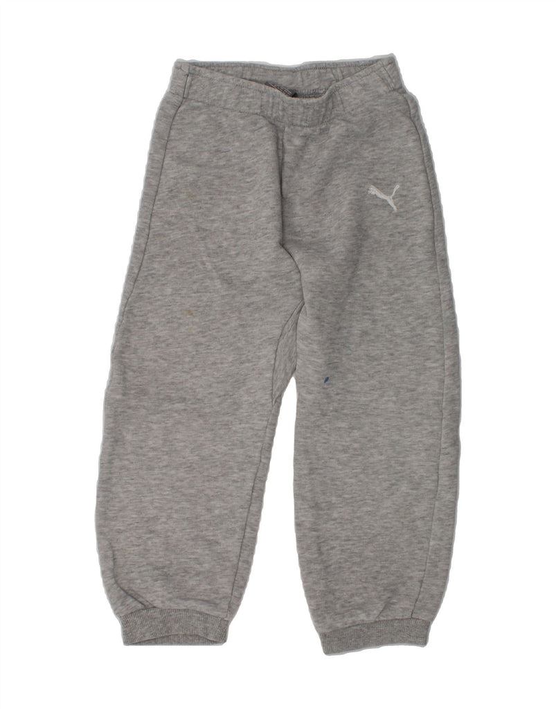 PUMA Boys Tracksuit Trousers Joggers 3-4 Years Grey Cotton | Vintage Puma | Thrift | Second-Hand Puma | Used Clothing | Messina Hembry 