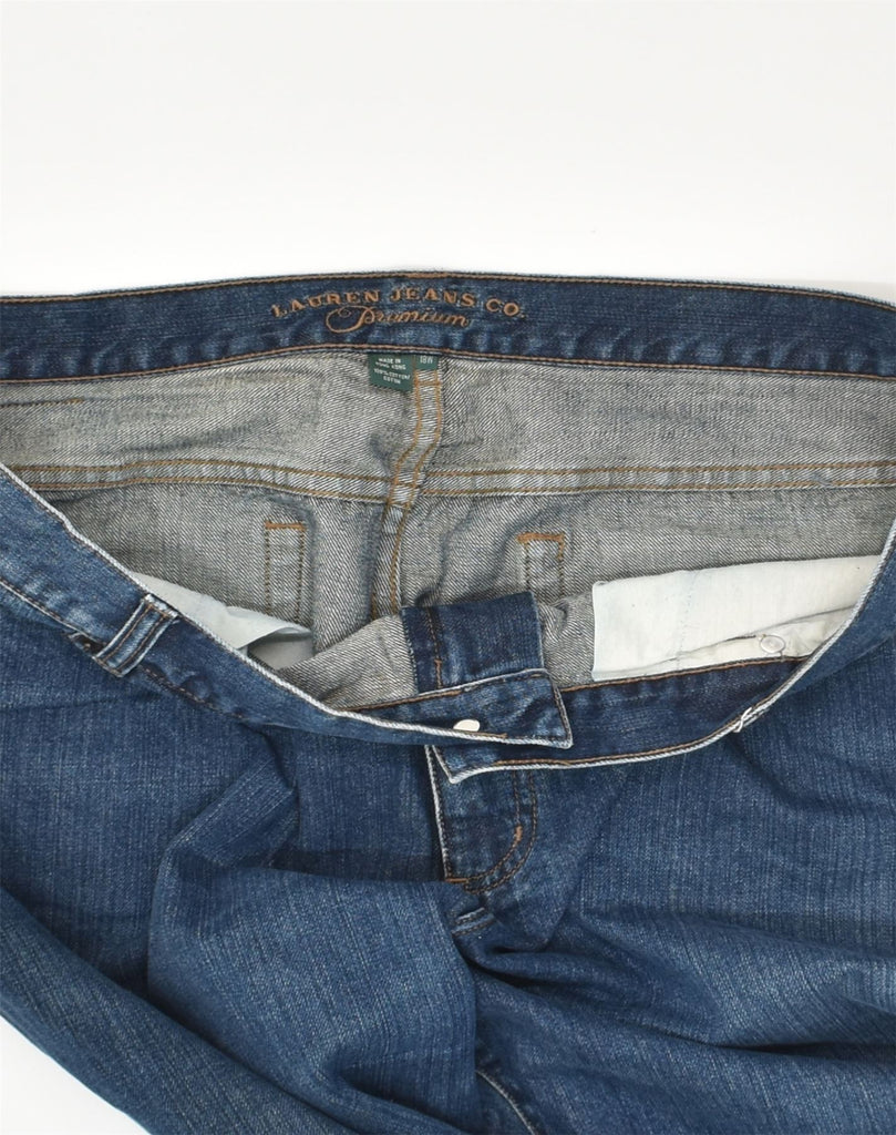 RALPH LAUREN Womens Bootcut Jeans W38 L30 Blue Cotton | Vintage Ralph Lauren | Thrift | Second-Hand Ralph Lauren | Used Clothing | Messina Hembry 