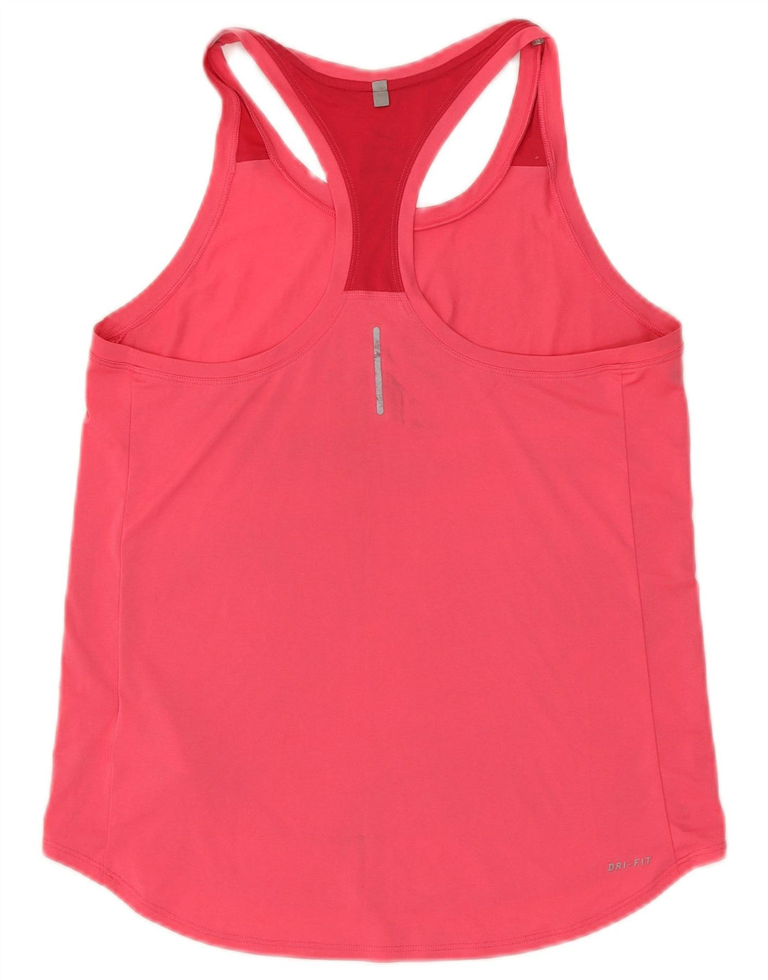 Nike Womens Dri Fit Graphic Vest Top UK 12 Medium Pink Polyester
