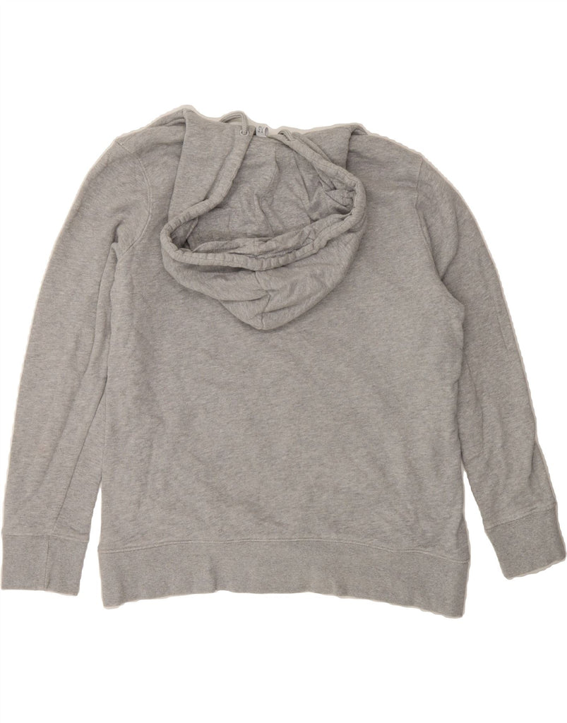 ADIDAS Womens Graphic Hoodie Jumper UK 16 Large  Grey Vintage Adidas and Second-Hand Adidas from Messina Hembry 