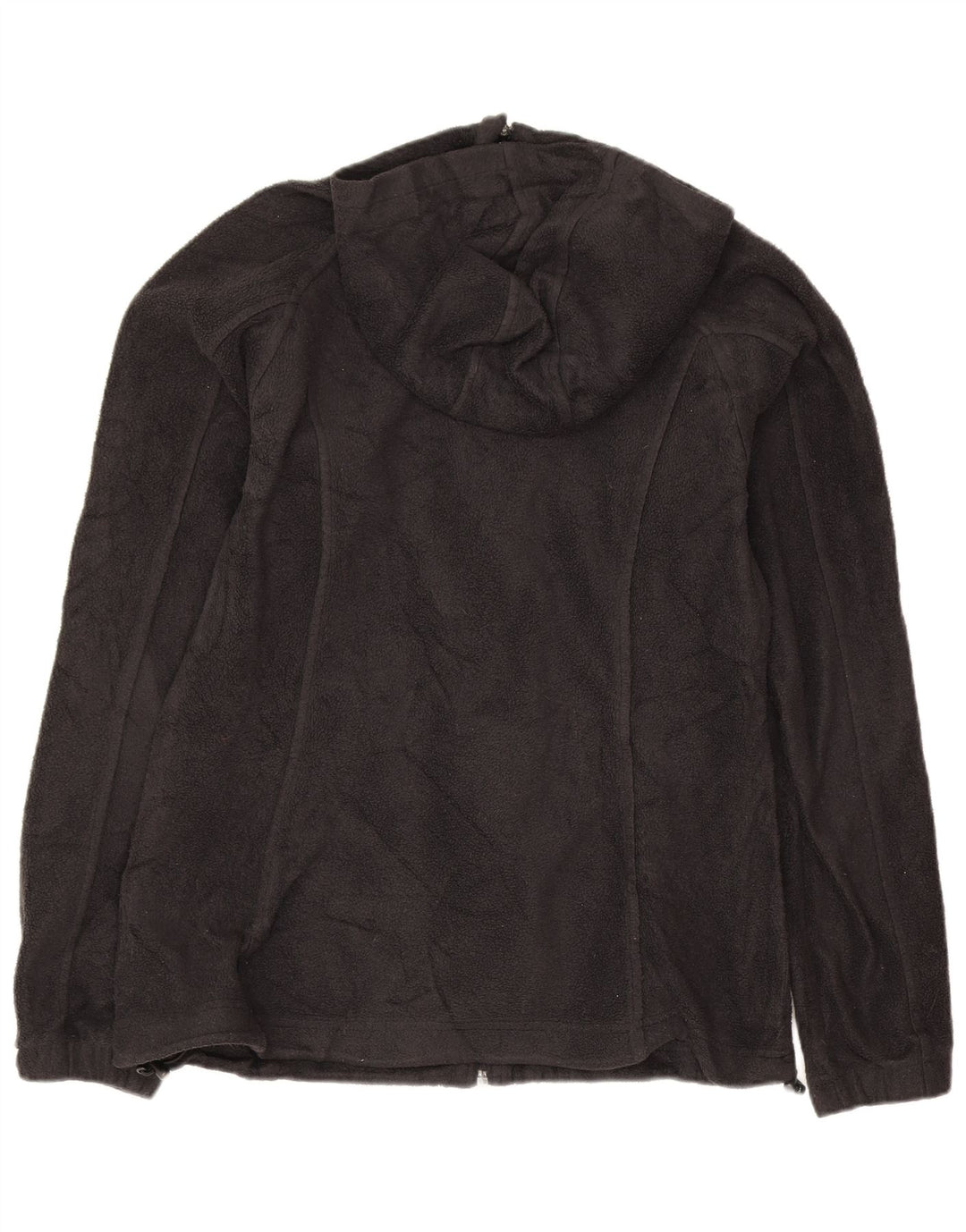 Columbia Mens Hooded Fleece Jacket UK 36 Small Black Polyester