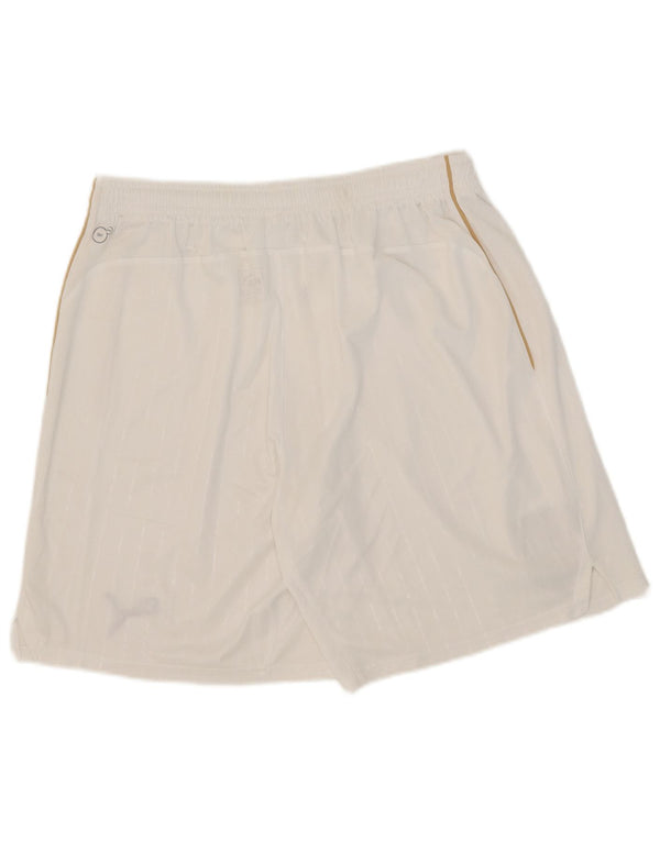 Puma Mens Italia Sport Shorts XL  White