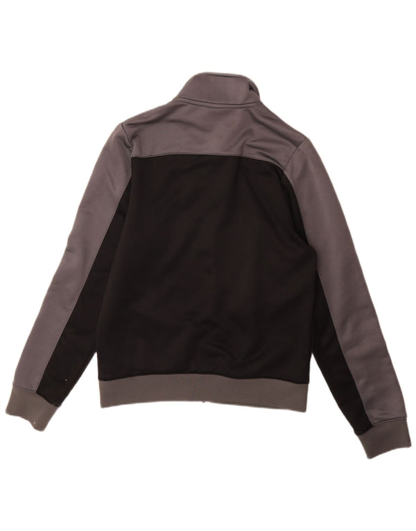 Nike Mens Tracksuit Top Jacket Small Grey Colourblock Polyester