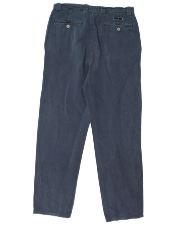 Think Pink Mens Tapered Chino Trousers IT 48 Medium W30 L29 Navy Blue