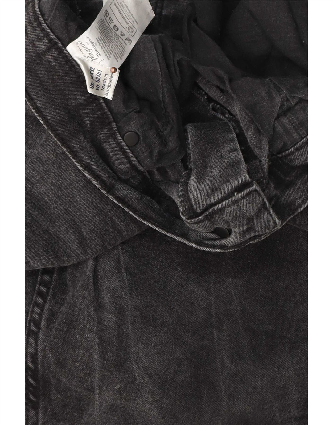Penguin Mens Slim Jeans W36 L32 Grey Cotton