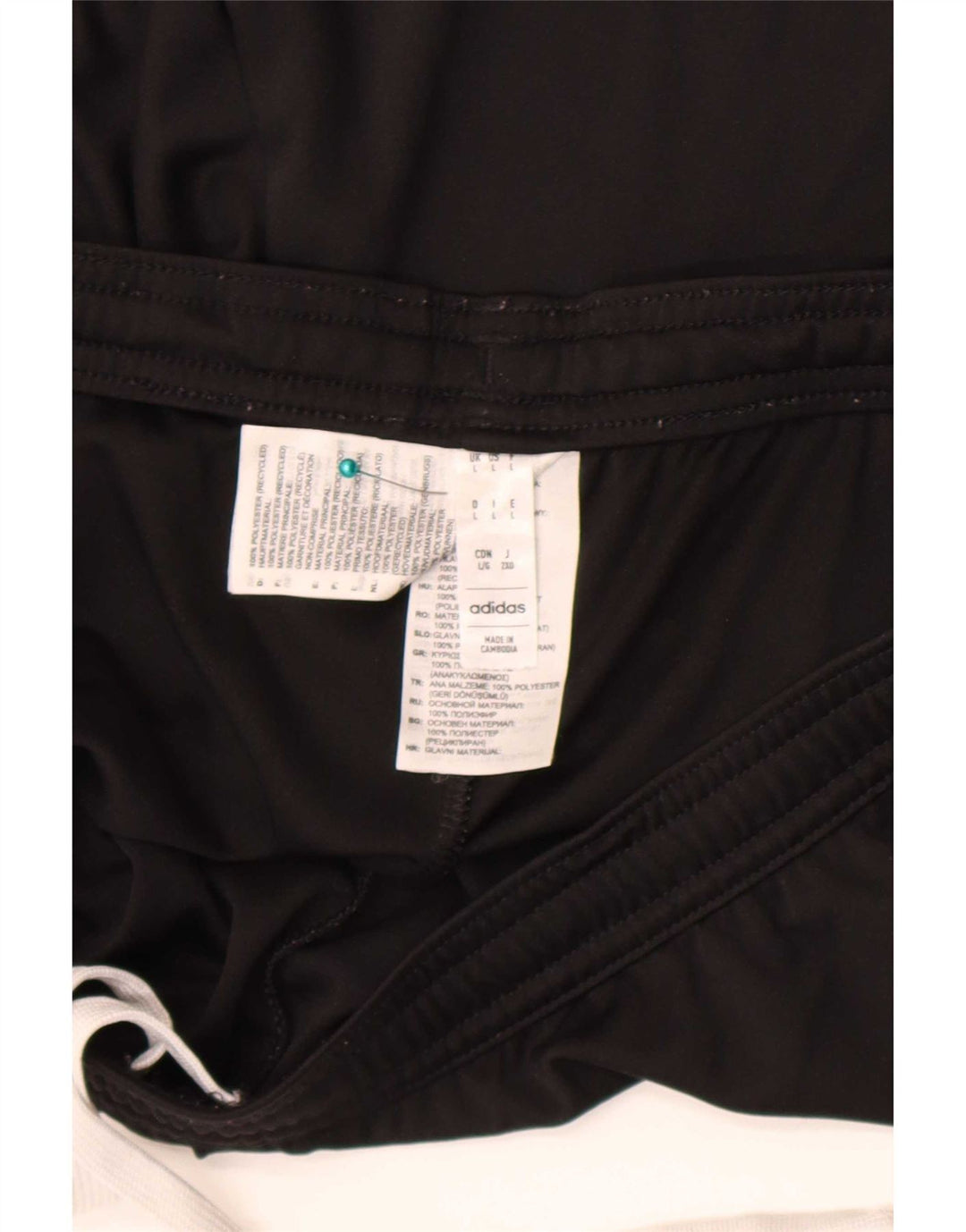 Adidas Mens Sport Shorts Large Black Polyester