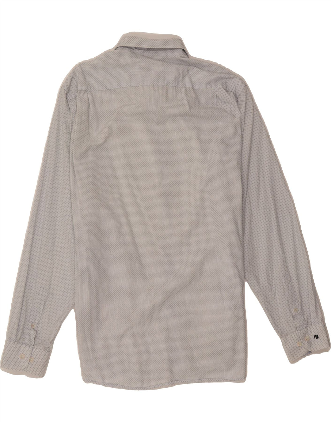 PIERRE CARDIN Mens Abstract Pattern Shirt Size 17 XL Off White Cotton Vintage Pierre Cardin and Second-Hand Pierre Cardin from Messina Hembry 