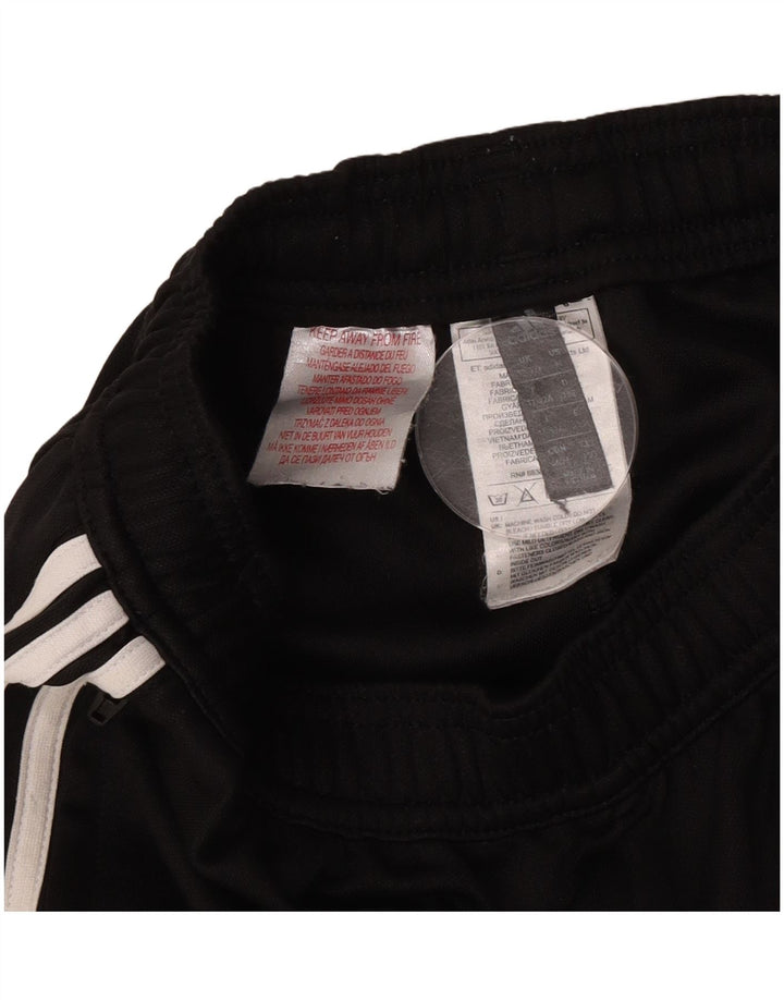 Adidas Boys Tracksuit Trousers 11-12 Years  Black Polyester
