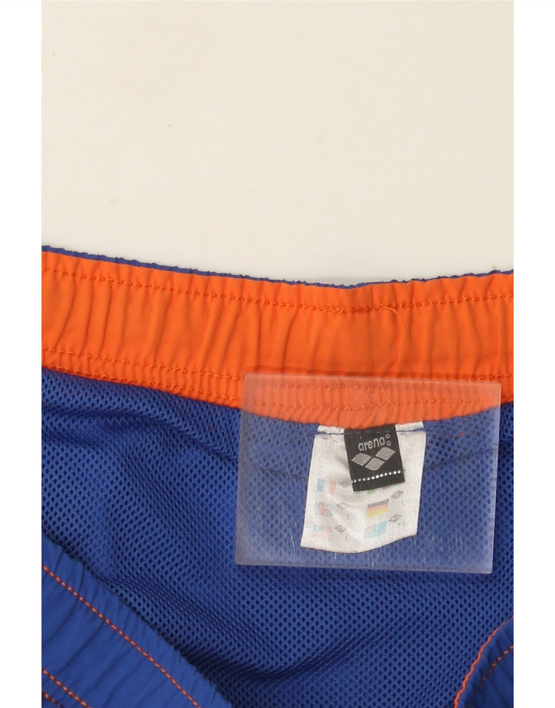 Arena Mens Swimming Shorts Large Blue Polyester