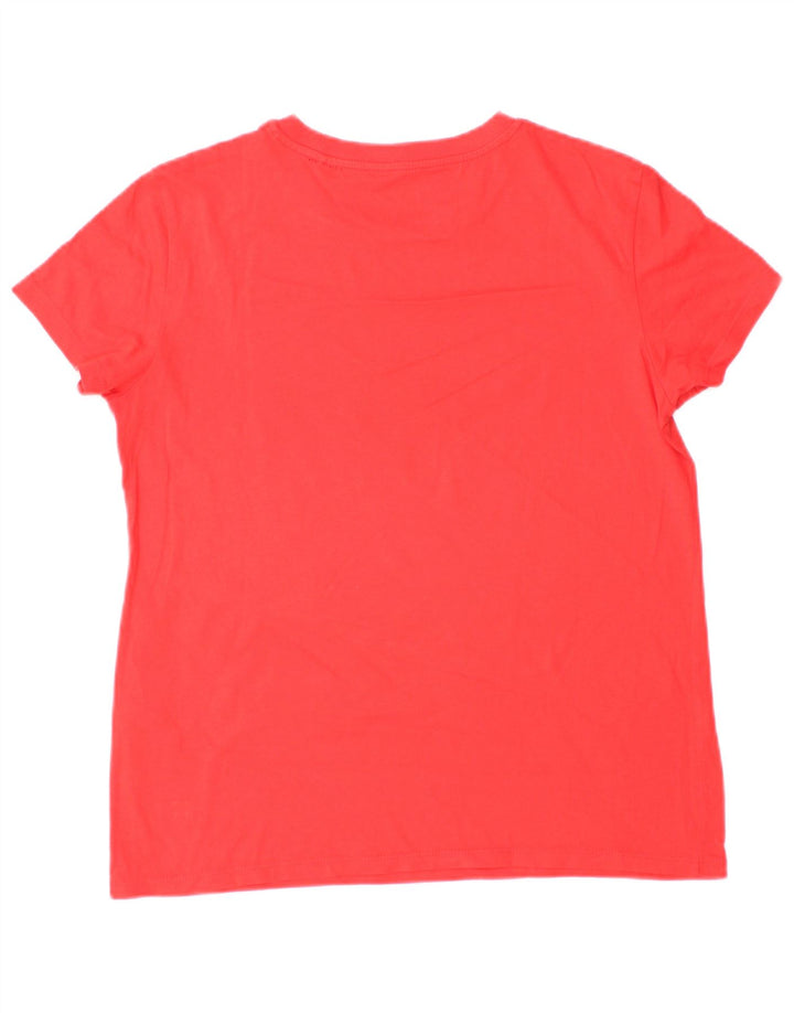 Levi's Womens Oversized Graphic T-Shirt Top UK 10 Small Red Cotton
