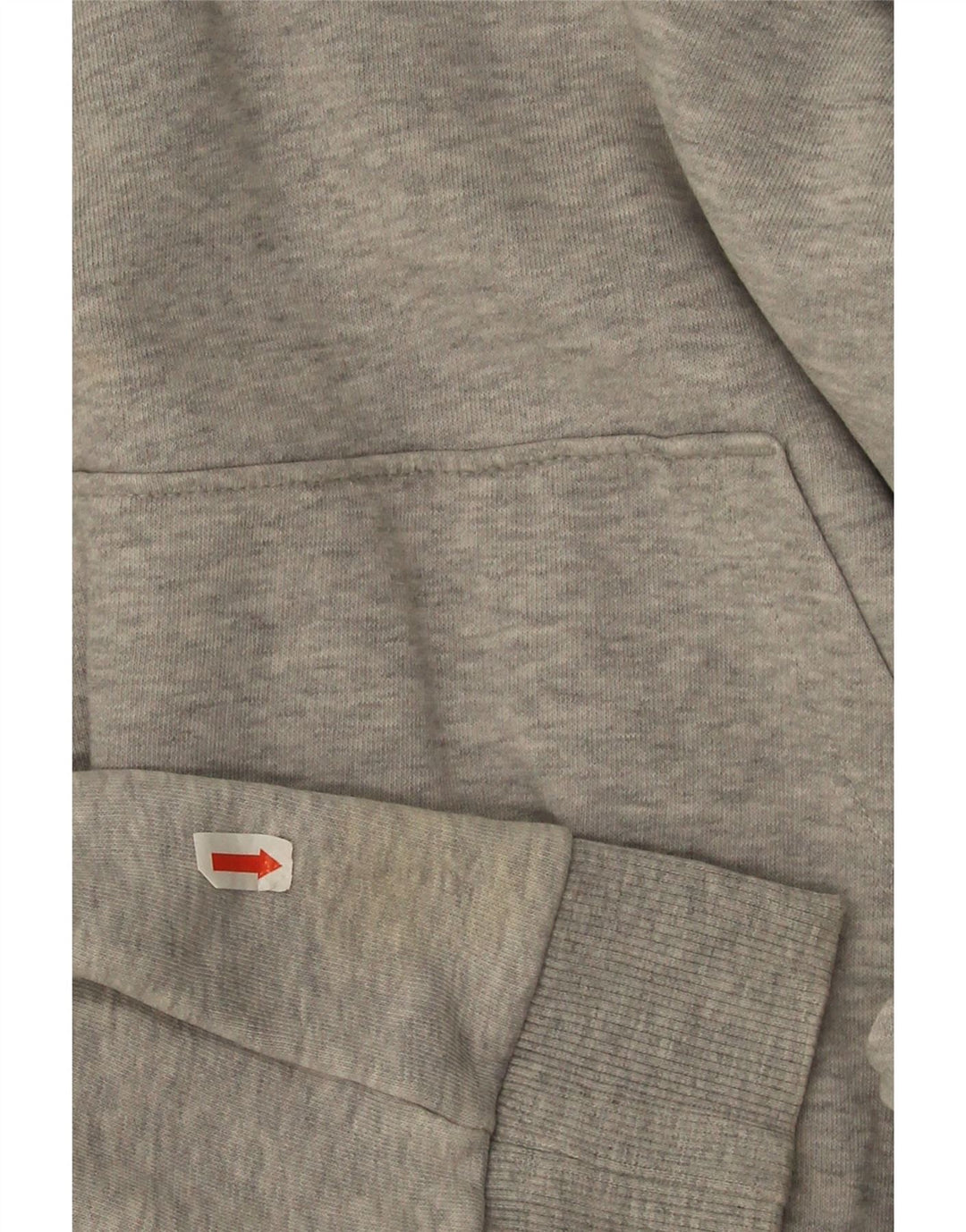 Puma Womens Graphic Hoodie Jumper UK 12 Medium  Grey Flecked