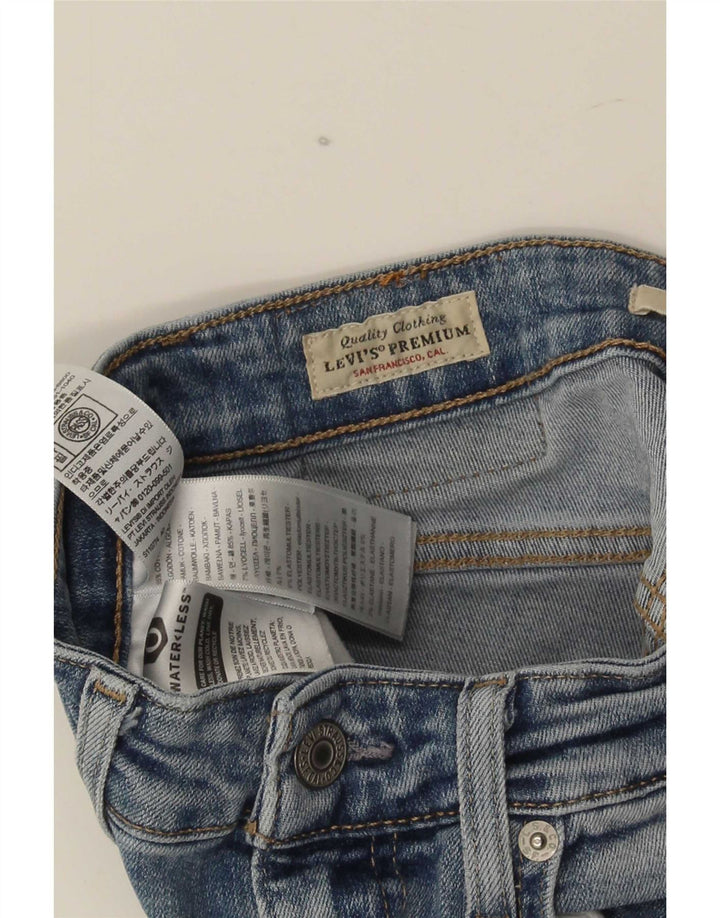 Levi's Womens 726 Flared Jeans W26 L30 Blue Cotton