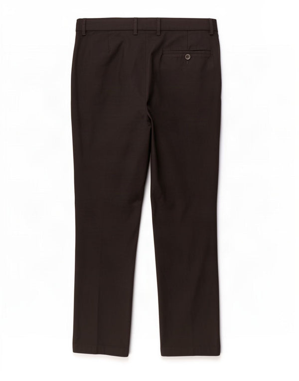 Marks & Spencer Mens Slim Suit Trousers W34 L31 Black Polyester