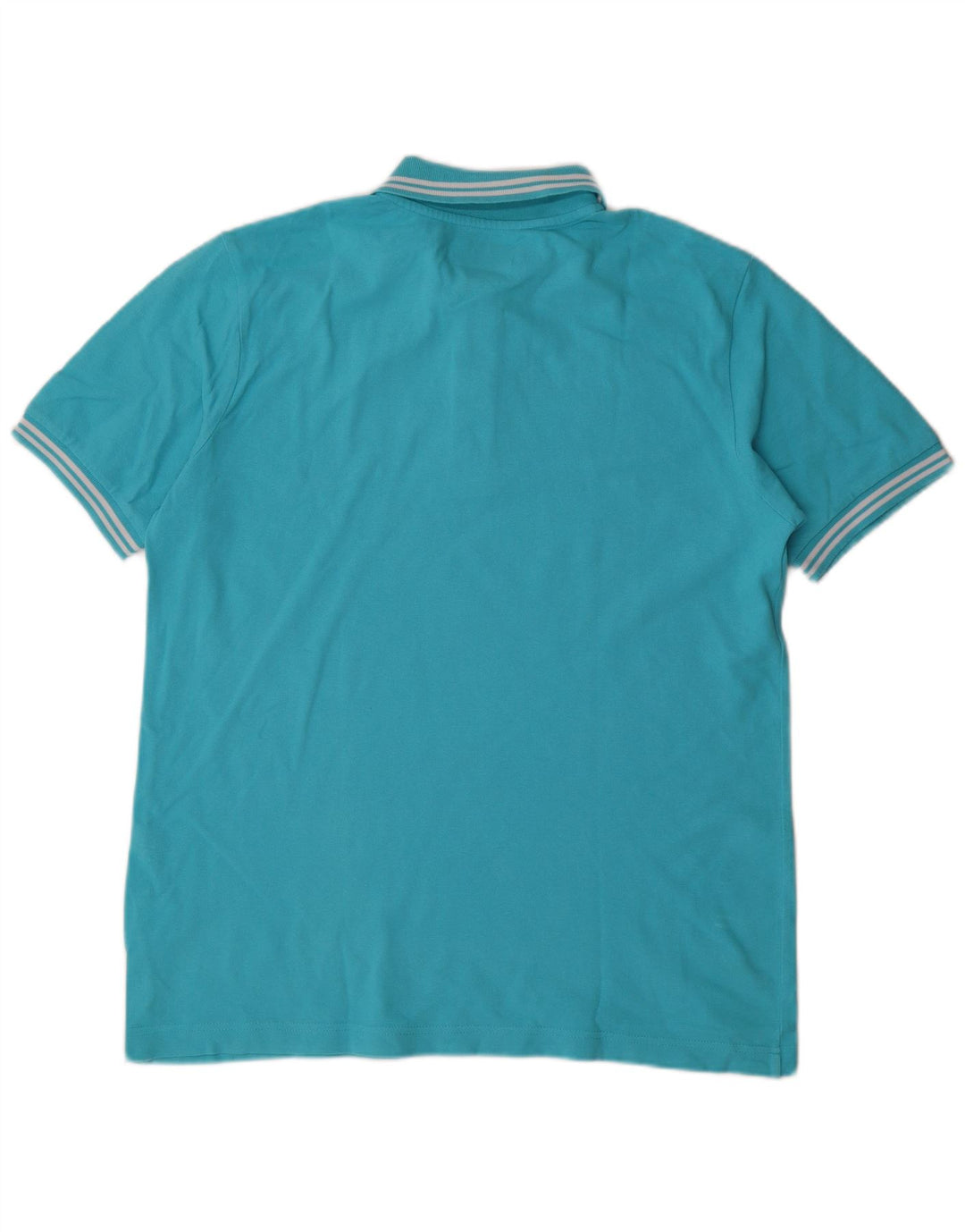 Kappa Mens Polo Shirt Large Blue Cotton