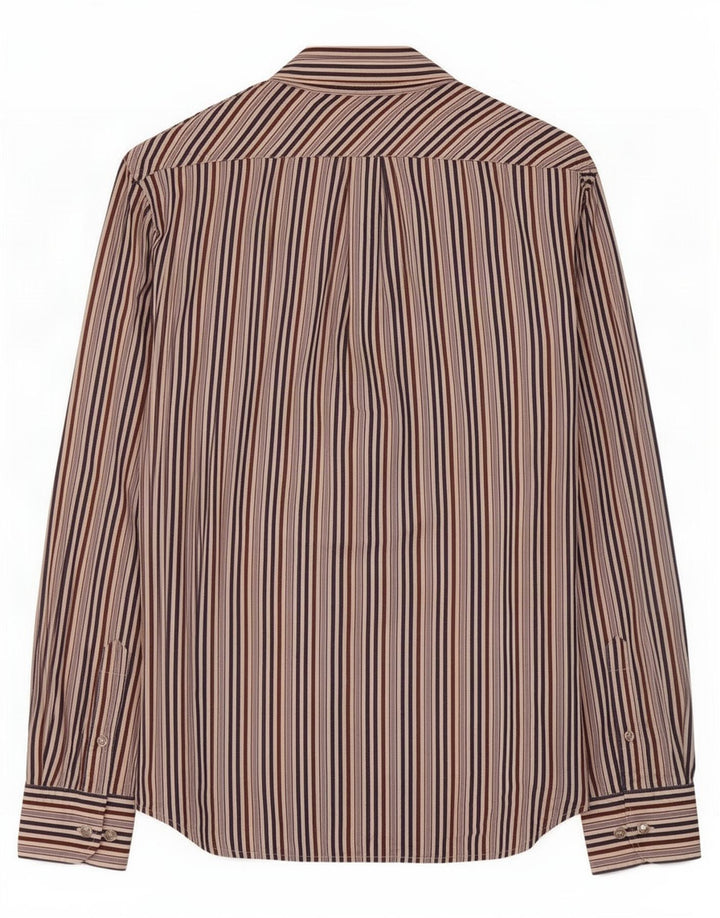 Marlboro Classics Mens Shirt Large Multicoloured Pinstripe Cotton