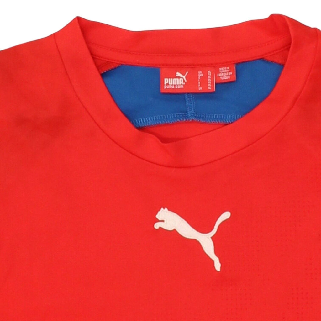 Czech Republic 2006-08 Puma Mens Red Home Shirt | Vintage Football Sportswear | Vintage Messina Hembry | Thrift | Second-Hand Messina Hembry | Used Clothing | Messina Hembry 