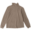 Champion Mens Zip Neck Fleece Jumper Small Grey Polyester