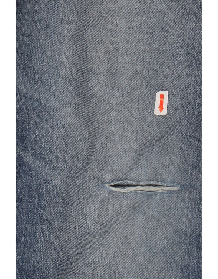 LEVI'S Mens Straight Jeans W38 L32 Blue Cotton