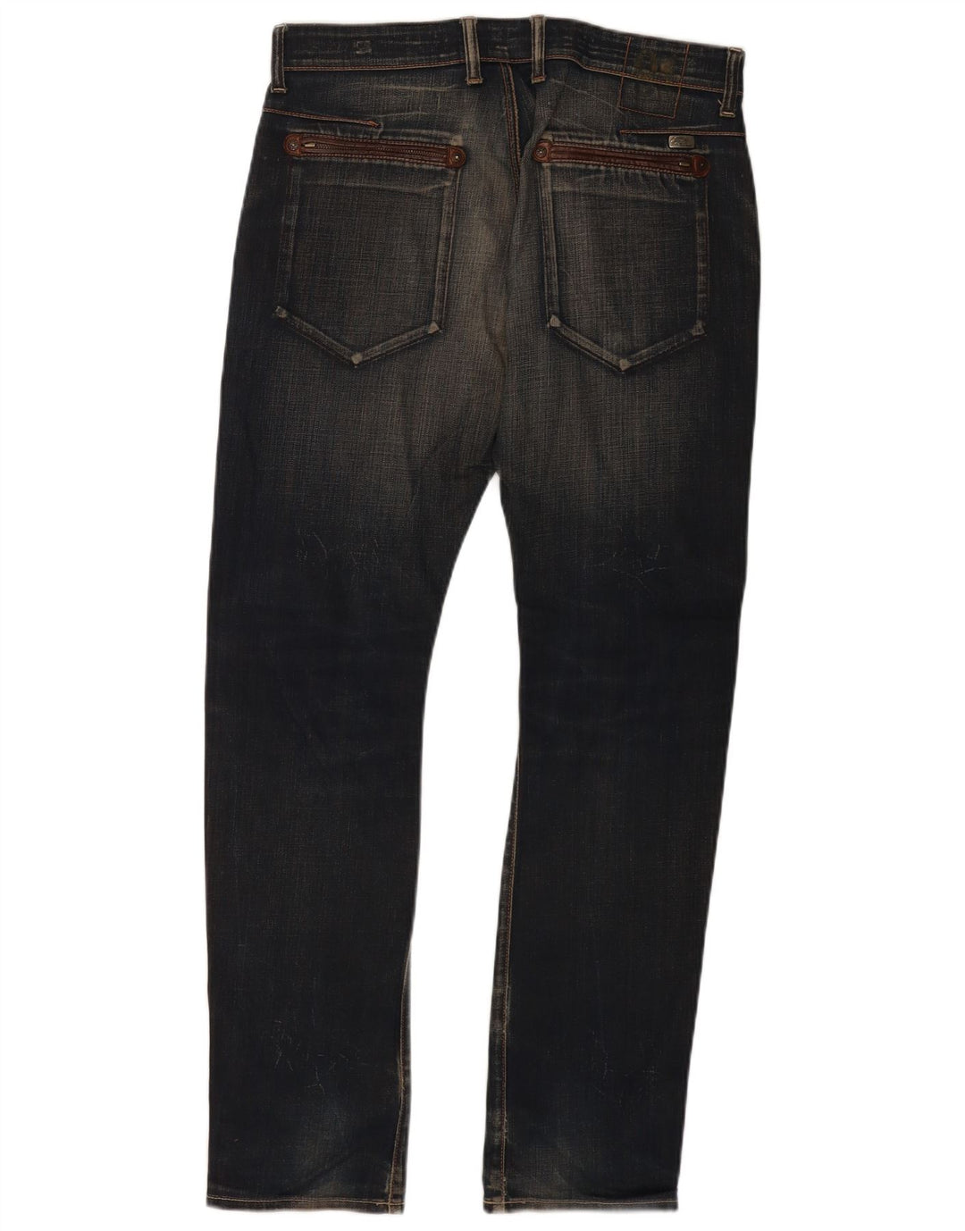 Guess Mens Slim Jeans W32 L32 Navy Blue Cotton