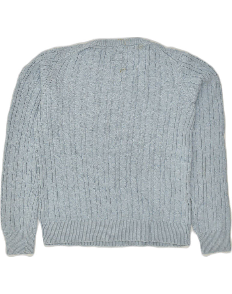 JACK WILLS Womens Crew Neck Jumper Sweater UK 10 Small  Blue Cotton | Vintage Jack Wills | Thrift | Second-Hand Jack Wills | Used Clothing | Messina Hembry 