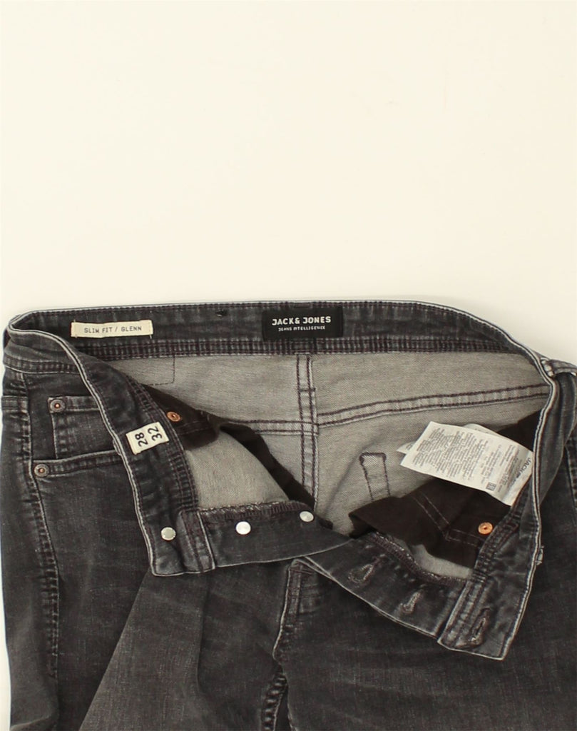 JACK & JONES Womens GLENN Slim Jeans W28 L29 Grey Cotton | Vintage Jack & Jones | Thrift | Second-Hand Jack & Jones | Used Clothing | Messina Hembry 