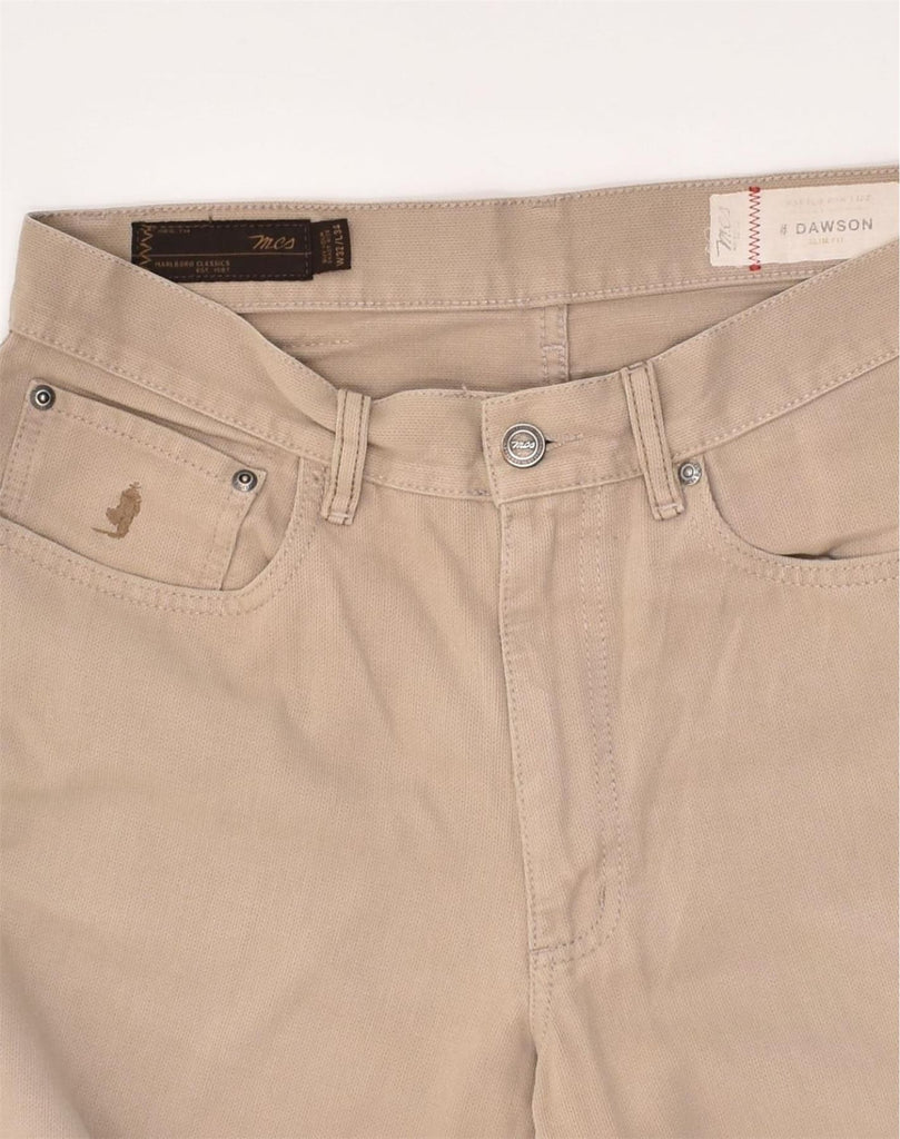 MARLBORO CLASSICS Mens Straight Casual Trousers W32 L27 Brown Cotton | Vintage Marlboro Classics | Thrift | Second-Hand Marlboro Classics | Used Clothing | Messina Hembry 