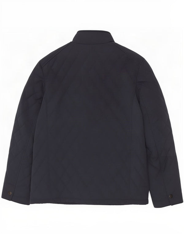 Ted Baker Mens Quilted Jacket Size 4 Large Navy Blue Polyester