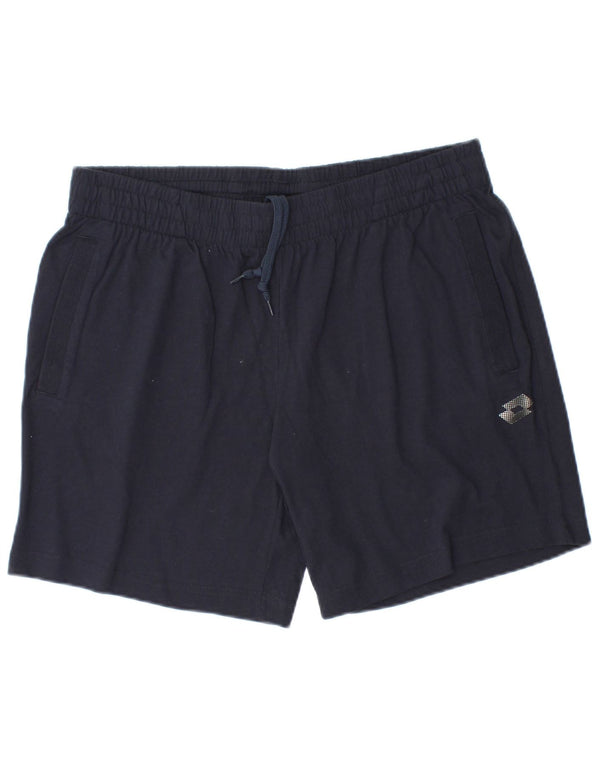 Lotto Mens Sport Shorts UK 42/44 XL  Navy Blue Cotton