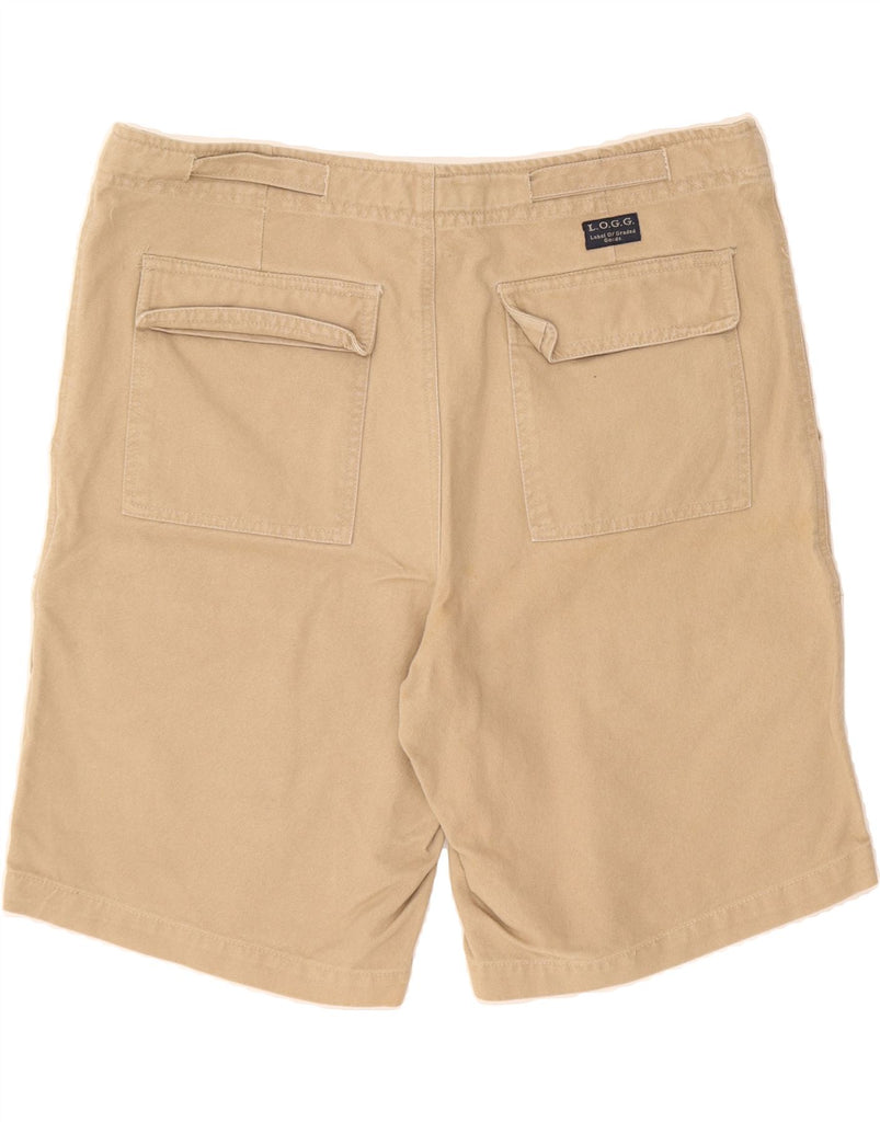 L.O.G.G Mens Cargo Shorts Large W38  Beige Cotton Vintage L.O.G.G and Second-Hand L.O.G.G from Messina Hembry 