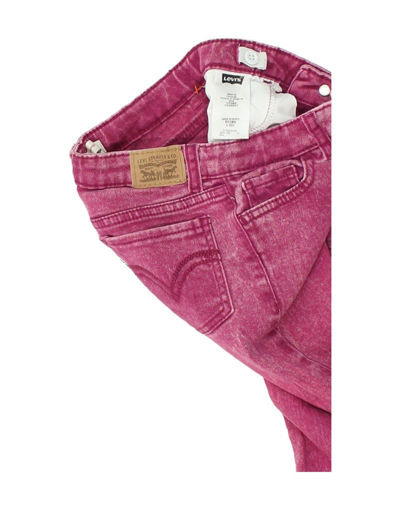 LEVI'S Girls 710 Super Skinny Jeans 7-8 Years W22 L24  Pink Cotton | Vintage Levi's | Thrift | Second-Hand Levi's | Used Clothing | Messina Hembry 