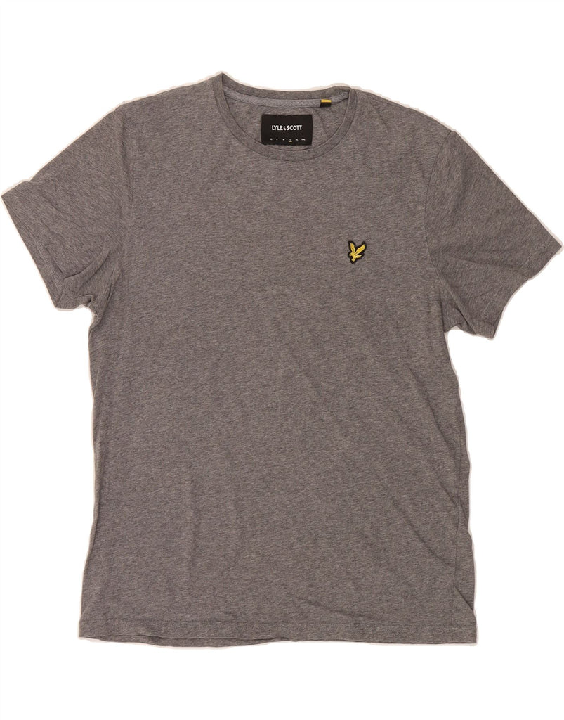 LYLE & SCOTT Mens T-Shirt Top Large Grey Cotton Vintage Lyle & Scott and Second-Hand Lyle & Scott from Messina Hembry 